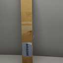 Cordless Vinyl Mini L Blinds 34" W x 48" H, 1" Slat White Horizontal Windows L Blind for Door, Shades, Camper, Light Filtering, Interiors, Arrive 1/2 Inch Narrower Indoor