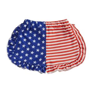 Aiwpstoin Toddler Baby Boy Girl Shorts Summer Casual Elastic Waist Striped Shorts Pants Boxer Bottoms (Blue Red, 2-3 Years)