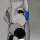 Leebein Electric Spin Scrubber, Cordless Cleaning Brush with 8 Replaceable Brush Heads, Tub and Floor Tile 360 Power Scrubber Dual Speed with Adjustable & Detachable Handle for Bathroom Kitchen Car (White)