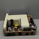 Espresso Machine, 20 Bar Espresso Maker Milk Frother & LCD Panel, Hot & Iced Coffee Machine, Stainless Steel Espresso Coffee Machine with 41oz Water Tank for Cappuccino, Latte (Beige)