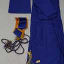 Tigeen Unisex Adult Graduation Gown Cap Tassel Set Matte Uniforms 2025 Charms Cord and Stole for College High School Graduate (48, Royal Blue)