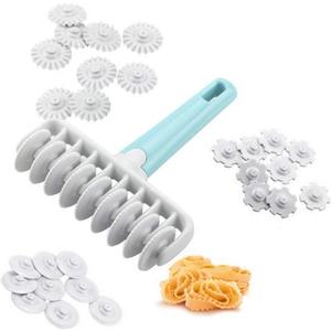 HSOMiD Wheel Roller Pastry Mould Household Baking Pastry Tools Wheels Time-Saver Dough Craft Pie Pastry Dough Lattice Cutter