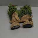 Set of 2 Mini Christmas Tree, 12 in Pre-lit Tabletop Xmas Decorations with 8 Warm LED Lights, Battery Operated with Timer, Burlap Base Artificial Pine Tree for Indoor Desk Office Dorm