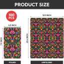 Horaldaily 100 Dia de Muertos Disposable Paper Decorative Guest Napkins, Halloween Day of The Dead Mexico Skulls Hand Towel for Party Lunch Dinner Kitchen Bathroom