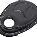 Black Timing Chain Cover Gaskets & Bolts Set for Small Block Chevy 265 283 327 350 383 & 400