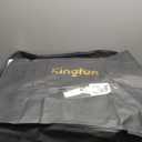 Kingfun 4pcs Orthopedic Bed Wedge Pillow Set for Sleeping, Memory Foam for Sleeping,Breathable Triangle Pillow Wedge, Post Surgery Memory Foam for Back, Leg Pain Relief, Sitting (Grey)