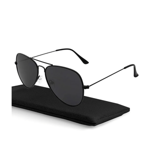 livho Sunglasses for Men Women Aviator Polarized Metal Mirror UV 400 Lens Protection
