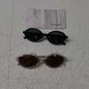 WOWSUN Retro Oval Sunglasses Womens Trendy Sun Glasses Sunnies UV400 Protection