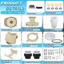 357149 Complete Wet End Replacement Compatible with Pentair WhisperFlo & IntelliFlo Pool Pumps 0.5HP-2HP, Includes Housing, Hardware Kit, Seal Plate, Basket, Pump Lid and More
