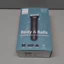 Philips Norelco Body Groomer 7000 Series, Men's Whole Body Groomer, Contour-Following 2D Flexing Head, Triple Protect Shave System & Intimate Body Hair Trimmer, 100% Showerproof, BG7480/50 (Black)