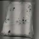 2 x Halloween Pillow Covers 18x18 inch Set of 2 White Cat Ghost Throw Pillow Cases Soft Plush Faux Fur Wool Couch Cushion Case for Home Decor Chair Sofa Bedroom Living Room (Cat Ghost)