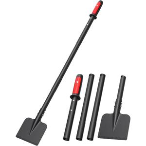 BREWIN TOOLS Adjustable 30–60” Heavy-Duty Ice Scraper and Ice Chopper with Shock-Absorbing Grip, Beveled Blade for Driveway, Sidewalk, Patio, Garage, Yard & Outdoor Stairs, Easy Assembly Winter Tool