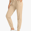 G Gradual Women's Joggers Pants with Zipper Pockets High Waisted Athletic Tapered Sweatpants for Women Workout Lounge, Size S