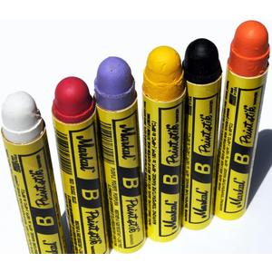 Markal B Paintstik Solid Paint Hobo Marker Set of 6 Vibrant Colors