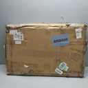 Metal Freestanding Dog Gate Outdoor6 Panels with Door, Extra Wide Foldable Pet Fence with Pet Monitor Adapter, 32'' Height Tall Dog Gate for Doorways, Stairs, Hallways, Yard, Indoor