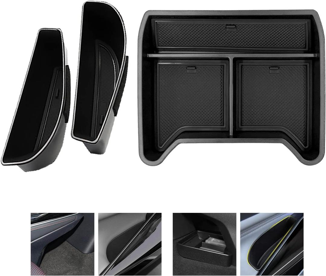 2024 2023 VW ID.4 Center Console Organizer Door Handle Storage Box Compatible with VW ID.4 2025-2021 Door Side Storage Box Handle Pocket