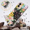 for Samsung Galaxy S25 Edge Case 5G 6.65", [10FT Military Grade Drop Test] Flowers Slim TPU Protective Shockproof Phone Case Cover (Rainforest Sweetie)
