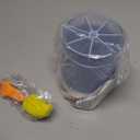 Daviky Pill Bottle Organizer, Supplement Organizer with 7 Large Compartments, Travel Pill Dispenser Round Pill Box with Two LidsBlue