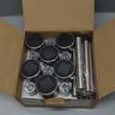 GIGALUMI Solar Lights Outdoor Waterproof, 12 Pack, Stainless Steel LED Solar Garden Lights for Patio, Lawn, Yard and Landscape, Cold White