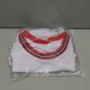 YWIES Plain Basketball Jersey, Blank Team Uniform, Hip Hop Hipster Short Sleeveless Active Shirts (Large, White-Red)