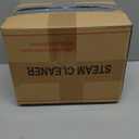 2500W Handheld Steam Cleaner, Pressurized Steam Cleaning Machine with 3 Brush Heads, 20s Heat Up, 1L Tank, Multipurpose Mini Portable Steamer for Tile, Grout, Furniture, Kitchen, Car, Home (White)