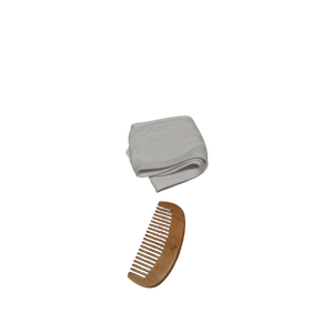 Wooden Comb and Spa Headband 