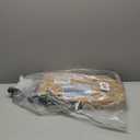 Universal Swivel TV Stand/Base Table Top TV Stand 32 to 65 inch TVs 80 Degree Swivel, 4 Level Height Adjustable, Heavy Duty Tempered Glass Base, Holds up to 88lbs Screens, HT04B-002