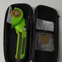 4V 2000mAh Cordless Cardboard Cutter, Electric Box Cutter for Cardboard with 2 Titanium Blades, LED & Safety Lock, Rotary Cutter for Fabric, Stocking Stuffers Gifts for Men Women - Green