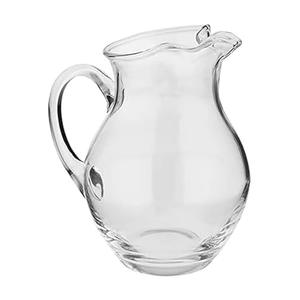 Mikasa Napoli Clear Glass Beverage Pitcher, 70 Ounce Capacity, Durable and Elegant Design for Serving Water, Iced Tea, or Cocktails