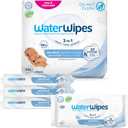 WaterWipes Sensitive+ Newborn & Baby Wipes, 3-In-1 Cleans, Cares, Protects, 99.9% Water, Unscented & Hypoallergenic, 240 Count (4 Packs)