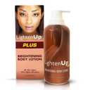 Lighten-Up Skin Brightening Lotion - 13.5 Fl oz / 400ml - Moisturizing, Hydrating Body Lotion for Body, Knees, Elbows, Hands, Underarms, with Jamaican Castor Oil and Shea Butter