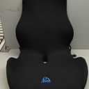 Ergonomic Memory Foam Seat Cushion for Office Chair, Car Seat, Dining, Gaming Chair & Wheelchair, Full Back & Lumbar Support Pillow One Piece, Back Pain Relief, Coccyx, Tailbone & Sciatica Pain Relief