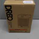 DREO Space Heater, 1500W Portable Electric Heaters for Indoor Use, PTC Ceramic Heater for Office with Remote, Thermostat, 70Oscillation, 12H Timer, 5 Modes, Safe Quiet Room Heater for Bedroom (Silver)