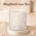 Silicone Boot Compatible with Sinple Midern 24/30/40 oz Tumbler with Handle/Trek Pivot, Protective Anti-Scratch Bottle Bottom Sleeve Cover Compatible with Sinple Midern Tumbler (Bling Almond Birch)