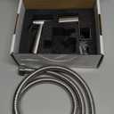 Handheld Toilet Bidet Sprayer for Toilet-Adjustable Water Pressure Control with Bidet Hose for Feminine Wash, Stainless Steel Brushed Nickel Cloth Diaper for Baby Wash (Stainless Steel, 1)