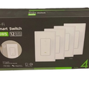 4 pack Smart Light Switch / SW5 White - Smart WiFi