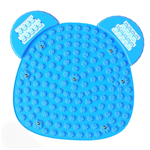 Linzenter Foot Pressure Massage pad, 21'' x 21" Large Acupressure Foot Massage Mat, Fortable Foot Pressure Pad, Used to Relieve Stress, Arch and Heel Pain, for Home and Gym