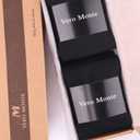 VERO MONTE Womens Opaque Fleece Lined Tights Colorful Warm Winter Thermal Tights (Black)