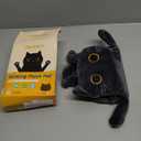 Microwave Heating Pad for Cramps Pain Relief, 16 * 12'' Moist Microwavable Period Menstrual Heating Pads for Cramps, Back, Neck Shoulder and Knee, Cute Stuffed Animal Heating Pad - Grey Cat