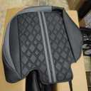 For Jeep Wrangler Seat Covers JL 4 DR Without Rear Cup Holder 2018 2019 2020 2021 2022 2023 2024 2025 2026, Custom Fit Car Seat Covers Full Set,Waterproof Leather Seat Protector,BlackGrey