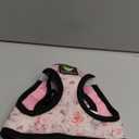 EcoBark Floral Dog Harness - Soft Luxury Step in Dog Harnesses in Floral Pattern - Safe & Secure Dog Halter Vest Wrap (Small- 7 to 10 lbs - Chest Up to 14 in (Pack of 1), French Floral Pink)