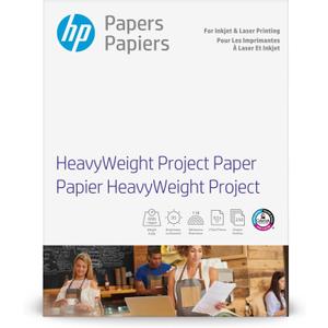 HP HeavyWeight Project Paper, Matte, 8.5x11 in, 40 lb, 250 sheets, works with inkjet, PageWide, laser printers (Z4R14A)