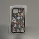 Cute Small Spooky Halloween Ghost Phone Case, Flower Ghost iPhone 13 Pro Max Case, Non-Slip Pattern Design, Soft Silica Gel Frame Support Phone Case for Teen Girls and Boys, Women and Men