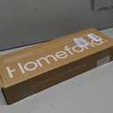 Homeforia Classic Walnut 20 inch Floating Shelf, High End Solid Real Wood Small 20inch Floating Shelves for Wall Mounted, 20in Floating Shelves, Heavy Duty Bracket, 20 X 6.5 X 1.75 inches, Set of 2