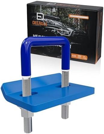Hitch Tightener Anti Rattle Stabilizer for 1.25" to 2" Trailer Hitches Reduce Movement On Hitch Mount Cargo Carrier Bike Rack Boat, RV Accessories, Blue