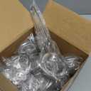 Yinder Loose Leaf Tea Infuser Stainless Steel Mesh Snap Tea Ball Strainers with Handle Metal (Silver)