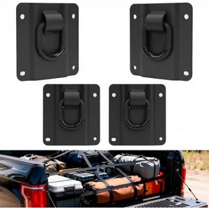 Unionlux Fit for F150 Tie Down Anchors, Upgraded Super Heavy Duty MBS5000LBS Coating Hook Truck Bed Tie Down Anchors Fit for 2015-2026 F150 F250 F350 & Raptor OE# FL3Z-99000A64-B & FL3Z-9928408-AB