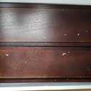 ChooChoo Wood Wall Cabinet with Doors, Medicine Cabinet with Adjustable Shelves Over The Toilet, Rustic Cabinet Wall Mounted for Bathroom, Kitchen, Living Room, Dark Cherry, 21.6 inches x 24 inches x 7.5 inches