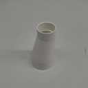 3" X 2" PVC Pipe Fitting Schedule 40 Compatible with 429-E Series Eccentric Reducer Coupling Suitable for High-flow Capacity, Plumbing, Irrigation, Pool, Spa, White