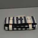 G GOOD GAIN Waterproof Picnic Blanket Portable with Carry Strap for Beach Mat or Family Outdoor Camping Party (Navy Blue)